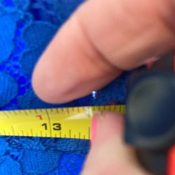 J.Crew blue lace dress Size 2 #party #eveningwear - Picture 7 of 9